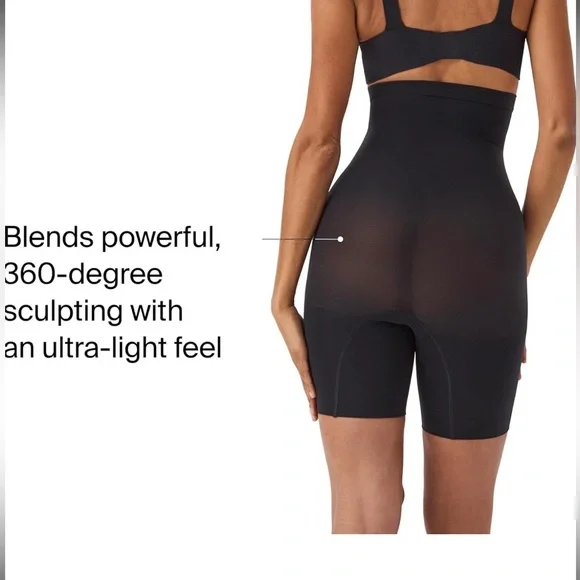 NWT SPANX Women's Power Series Shapewear Small Bike Shorts - Picture 6 of 6